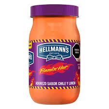 MAYONESA HELLMANNS  FLAMIN HOT 390 GR