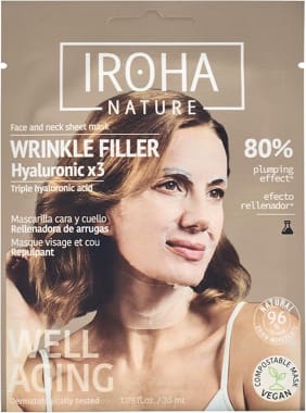 IR Mascarilla Facial Cara y Cuello Rellenadora de Arrugas Hyaluronic 