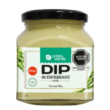Dip de Esparrago Verde Casa Verde 285gr