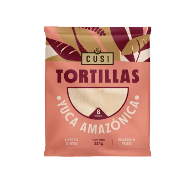 Tortillas de yuca amazonica 224 gramos Marca Cusi 
