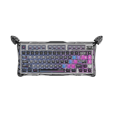 Teclado GravaStar MERCURY K1 PRO Inalambico Ingles CYBERPUNK EDICIÓN ESPECIAL