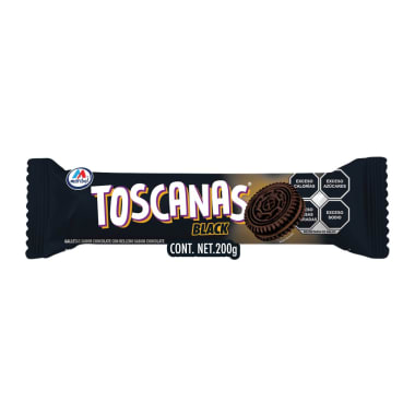 GALLETAS MARIBEL TOSCANAS BLACK 200 GR ROLLO