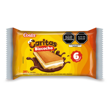 BIZCOCHO CARITAS 8X6X47GR