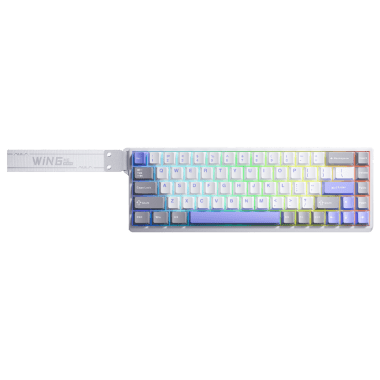 Teclado Aula WIN68HE MAX Cableado GREY/WHITE/PURPLE - MAGNETIC SWITCH