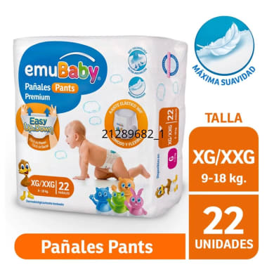 Pañal Pull Up EMUBABY Talla XG/XXG_22u_(M:8)