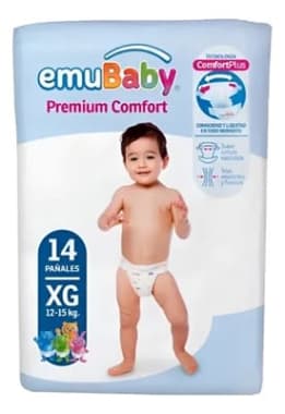 Pañal Des.EMUBABY Prem.Comfort.XG_14u_(M:8)