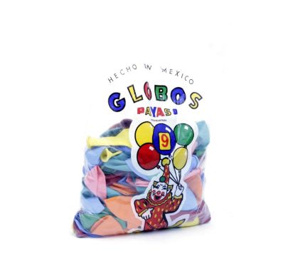 GLOBOS Nª 9 BLS X 100 COLORES SURTIDOS
