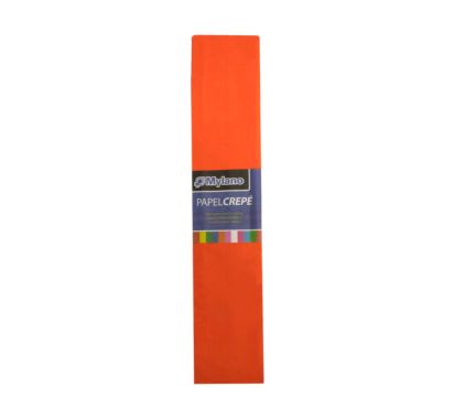 PAPEL CREPE NARANJA X 1 PLG