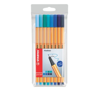 PLUMON FINEPEN POINT 88 ESTX8 SOMBRAS AZUL