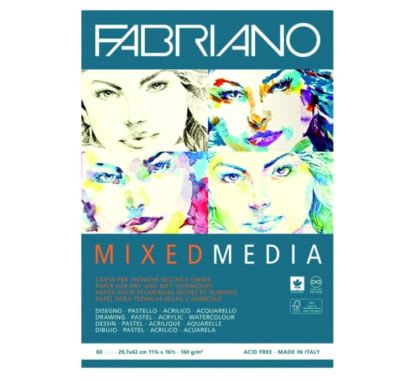 BLOCK MIXED MEDIA FAB A3/160 GR X 60HJ