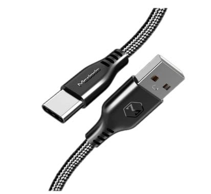 CABLE 1M GRIS WARRIOR SERIES TYPE-C