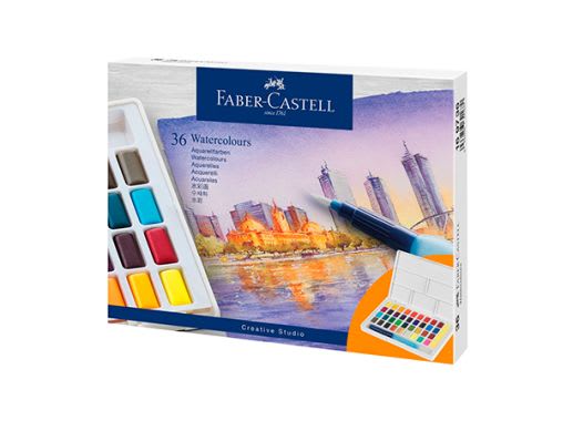 ESTUCHE X 36 ACUARELAS CS 169726