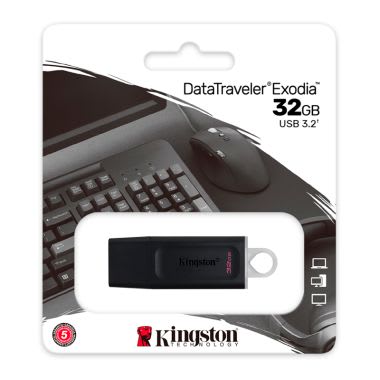 MEMORIA USB 32GB GEN1 DATATRAV EXOD M BLACK