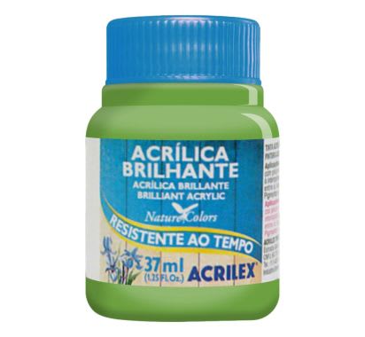 PINTURA ACRILICA BRILLANTE 37 ML.VERDE HOJ