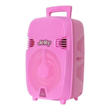 Bafle Amp 8" 8 000 W Led Rosa