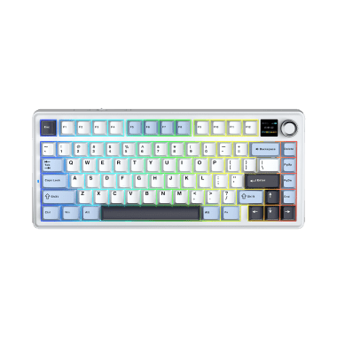 Teclado Aula F75MAX Inalambrico BLUE/WHITE/DARK PURPLE - REAPER SWITCH