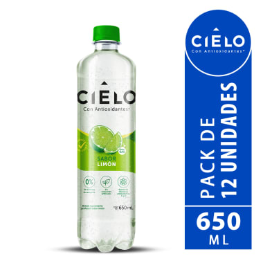  CIELO LIMON PET NO RETORNABLE 650 ML 12                         