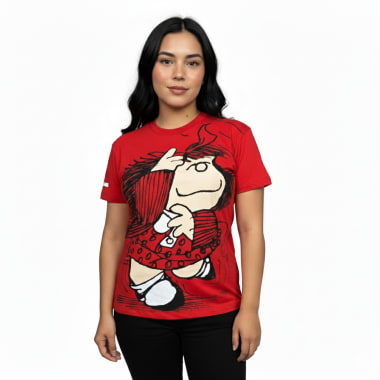 POLO BAS MC MAFALDA MUJER ROJO