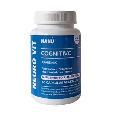 Blueberry Neuro Vit 60 capsulas Marca Nanuva