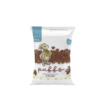 Puffs sabor cacao 10 gr Marca Kuna Foods