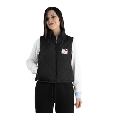 CHALECO DAMA HELLO KITTY NEGRO