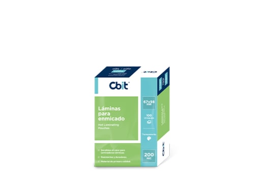 CAJA CBIT (100PZ) ENMICADO 200 MIC 67X98MM