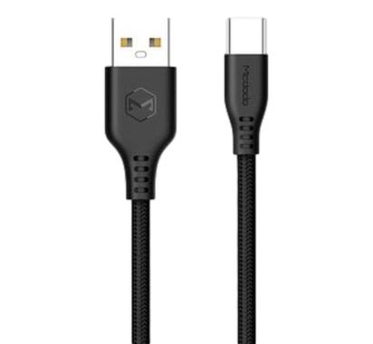 CABLE 1M NEGRO WARRIOR SERIES TYPE-C