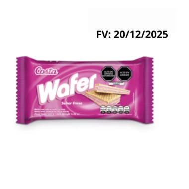 WAFER SABOR FRESA 105 GR