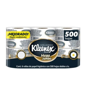 Higienico Kleenex 500 Hd 6 R. Todas