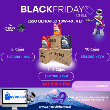 Esso Ultraflo 10W-40, 4LT