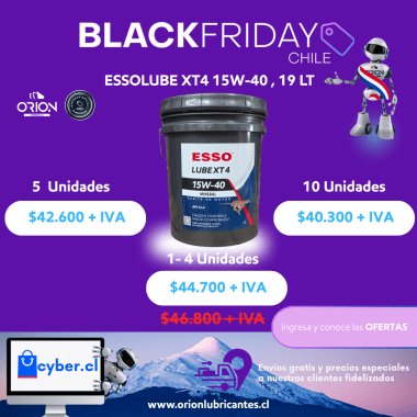 Essolube XT4 15W-40,19 LT