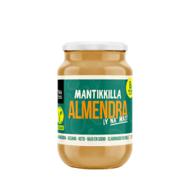 Mantequilla de almendras Mantikkilla 410 gramos Marca Tikki Foods