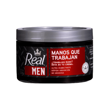 Crema Sol. Real Men Manos Que Trabajan 220Gr