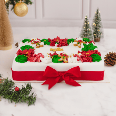 NAVIDAD RECTANGULAR FELIZ NAVIDAD (Pedidos con 48 hrs. de anticipación)