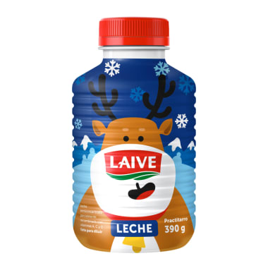 Leche Laive practitarro botella Navidad 390g