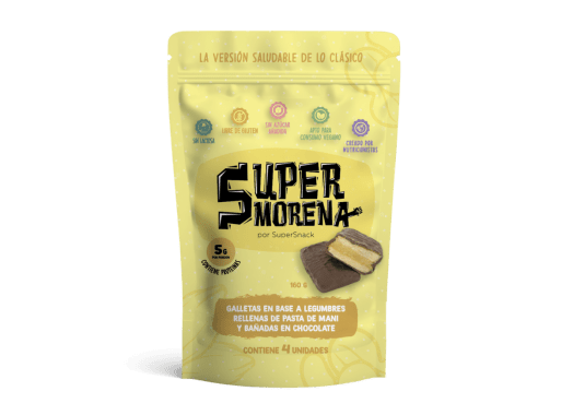 Super morena doypack 160 gramos Marca Supersnack