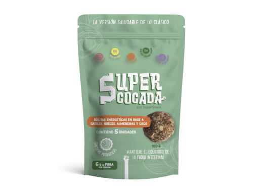 Super cocada doypack 100 gramos Marca Supersnack