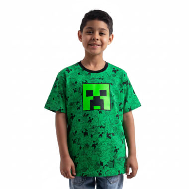 POLO MODA MC NIÑO MINECRAFT