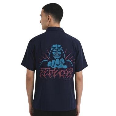 CAMISA MANGA CORTA HOMBRE AZUL STAR WARS