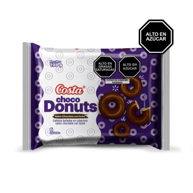 GALLETAS CHOCODONUTS LECHE DP 6UN x33 GR