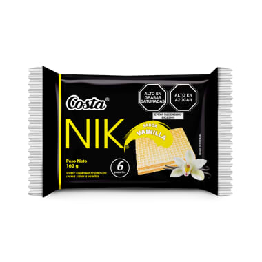 WAFER NIK VAINILLA DP 6 UNIDADES
