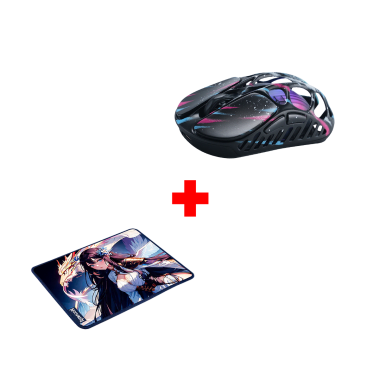 Mouse GravaStar MERCURY XPRO Inalámbrico 8K Dongle NEON GRAFFITI EDICIÓN ESPECIAL + P046 Mouse Pad Redragon AK1 S
