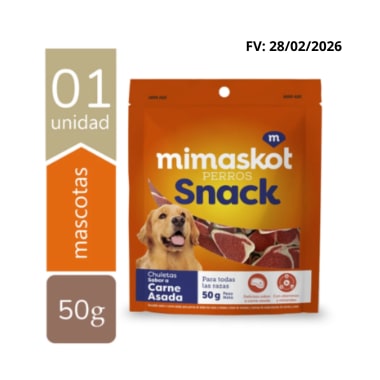 MIMASKOT SNACK CHULETAS 50GR