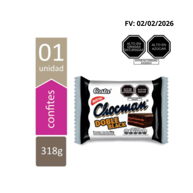 BIZCOCHO CHOCMAN DOBLE BLACK 6x53 GR