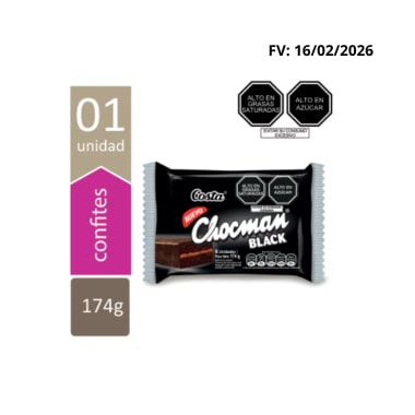 BIZCOCHO CHOCMAN BLACK 6X29GR