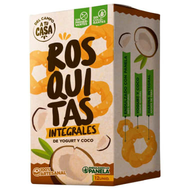 Rosquitas de yogurt y coco 12und