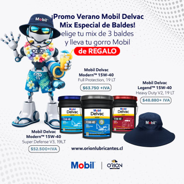 Mobil Delvac Modern 15W-40 Full Prot, 19 LT (ex Mobil Delvac 1300)