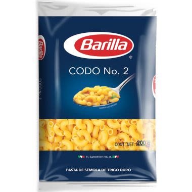 Pasta Barilla Sopa de Codo No.2 200 g