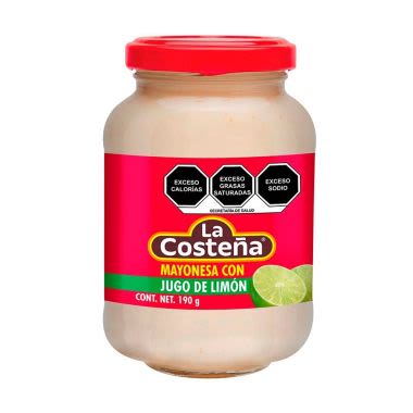 Mayonesa La Costena Con Limon 190 Gr