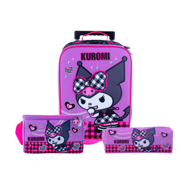 SCOOL KOMBAT SET MALETA GDE EVA 3D KUROMI _C